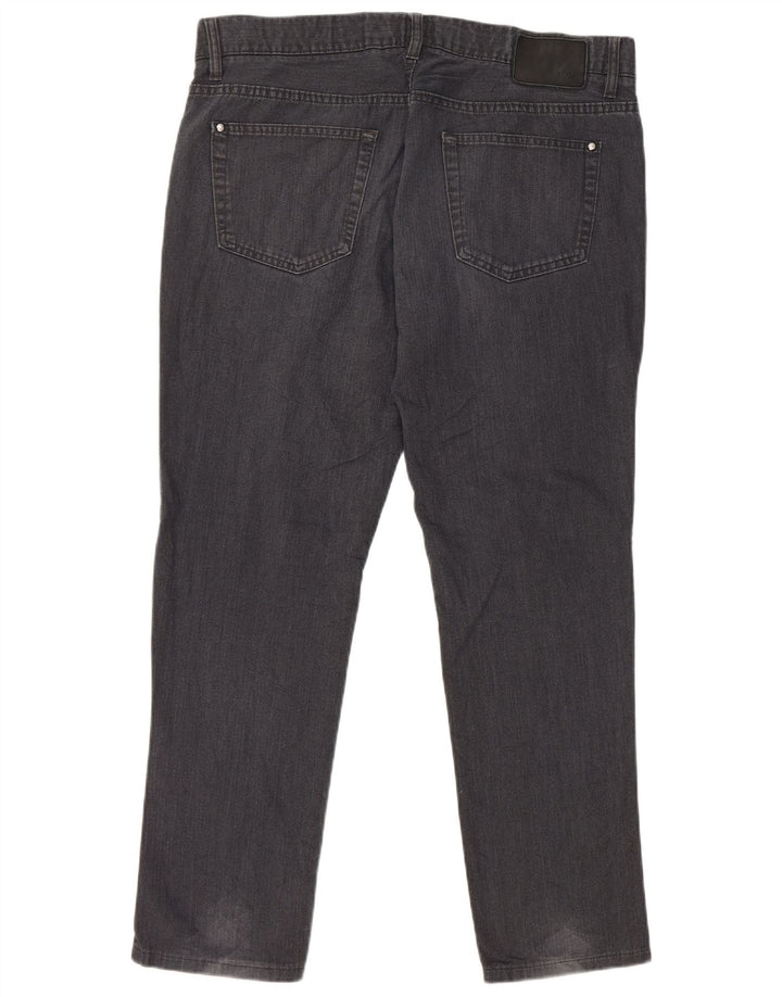 Hugo Boss Herre Tapered Jeans W34 L28 Grå Bomuld