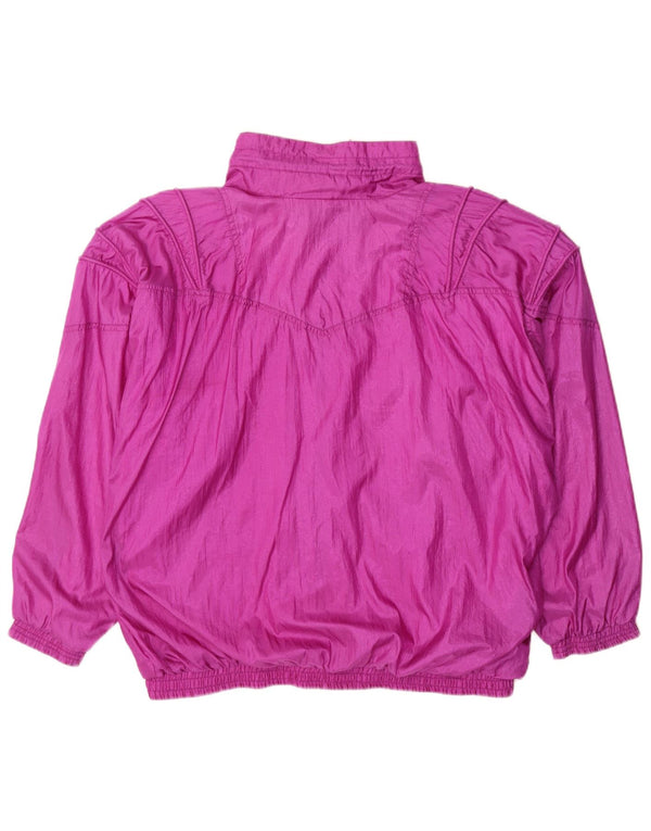 Rodeo Womens Oversized træningsdragt Topjakke EU 42 Stor Pink Polyamid