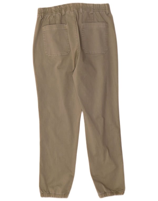 Marks & Spencer Joggers til kvinder Slim Fit Bukser UK 12 Medium W30 L28 Khaki