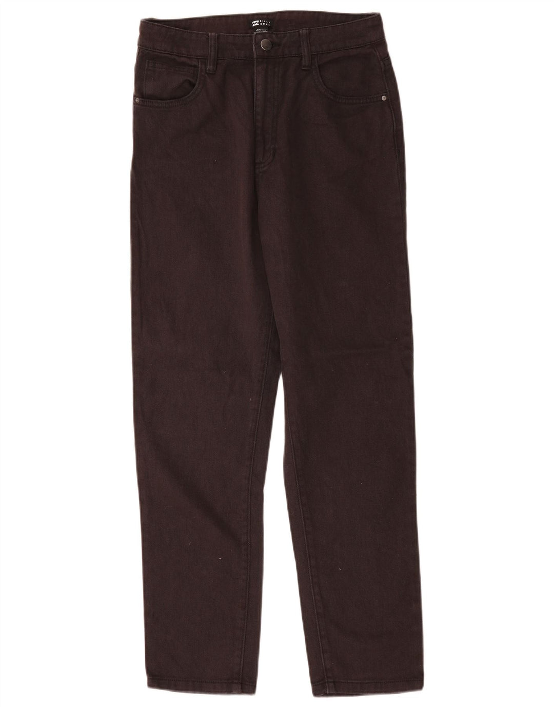 Billabong Dame Straight Jeans W28 L28 Sort Bomuld