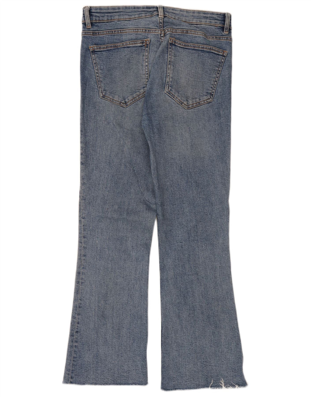 Zara Dame Bootcut Jeans EU 40 Medium W30 L28 Blå Bomuld