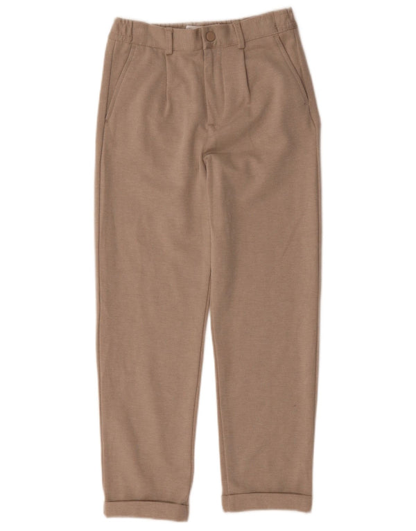 Zara Boys Pegged Chino Bukser 9-10 år W26 L23 Beige Polyester