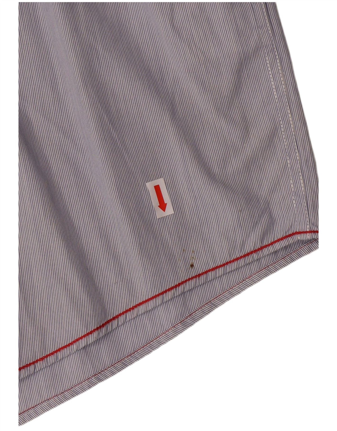 Cerruti 1881 herreskjorte XL blå nålestribet bomuld