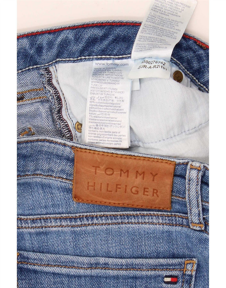 Tommy Hilfiger Dame Adam Slim Jeans W28 L32 Blå Bomuld
