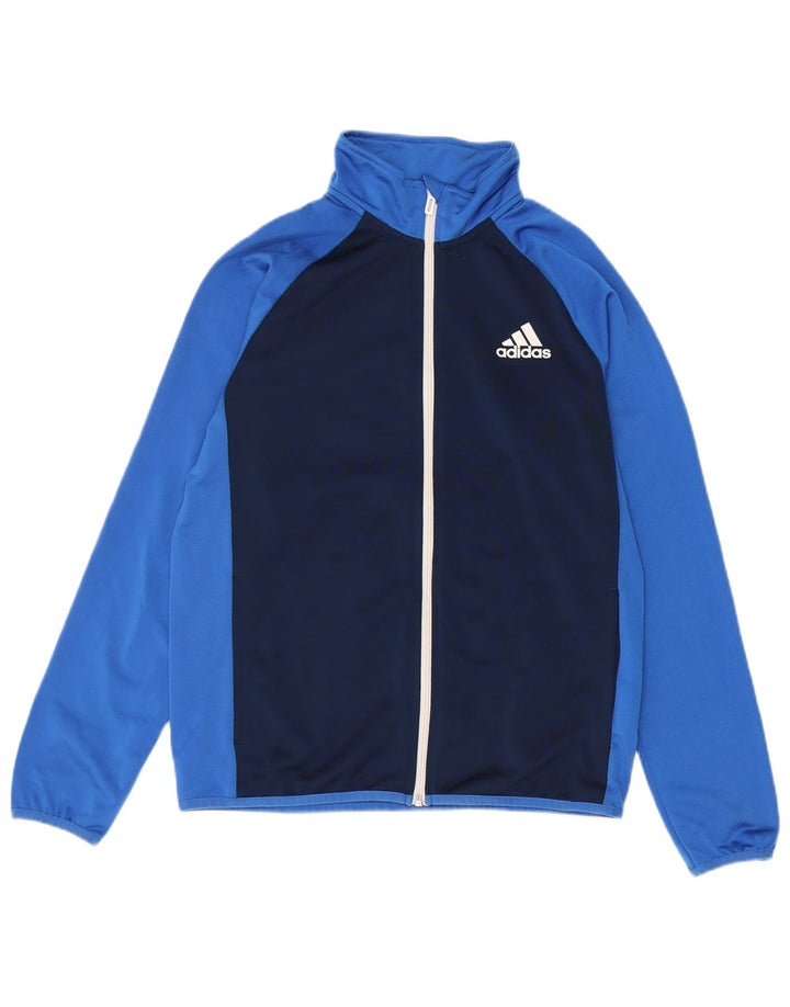 Adidas Træningsdragt Topjakke til drenge 13-14 år Navy Blue Colourblock