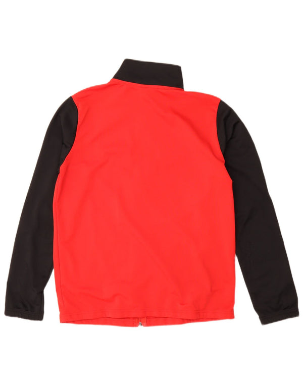 Nike Boys træningsdragt topjakke 13-14 år XL Rød Colourblock Polyester