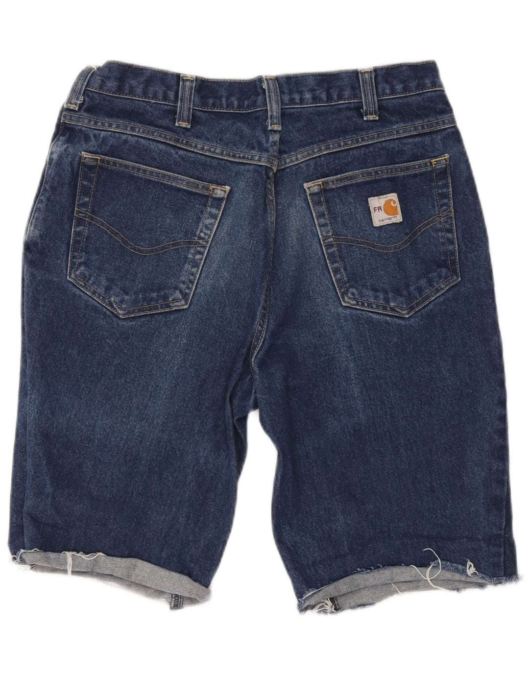 Carhartt Herre Denim Shorts W34 Stor Blå Bomuld