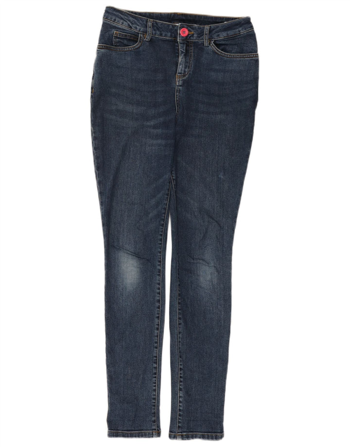 Weird Fish Dame Skinny Jeans UK 10 Small W28 L30 Blue Cotton