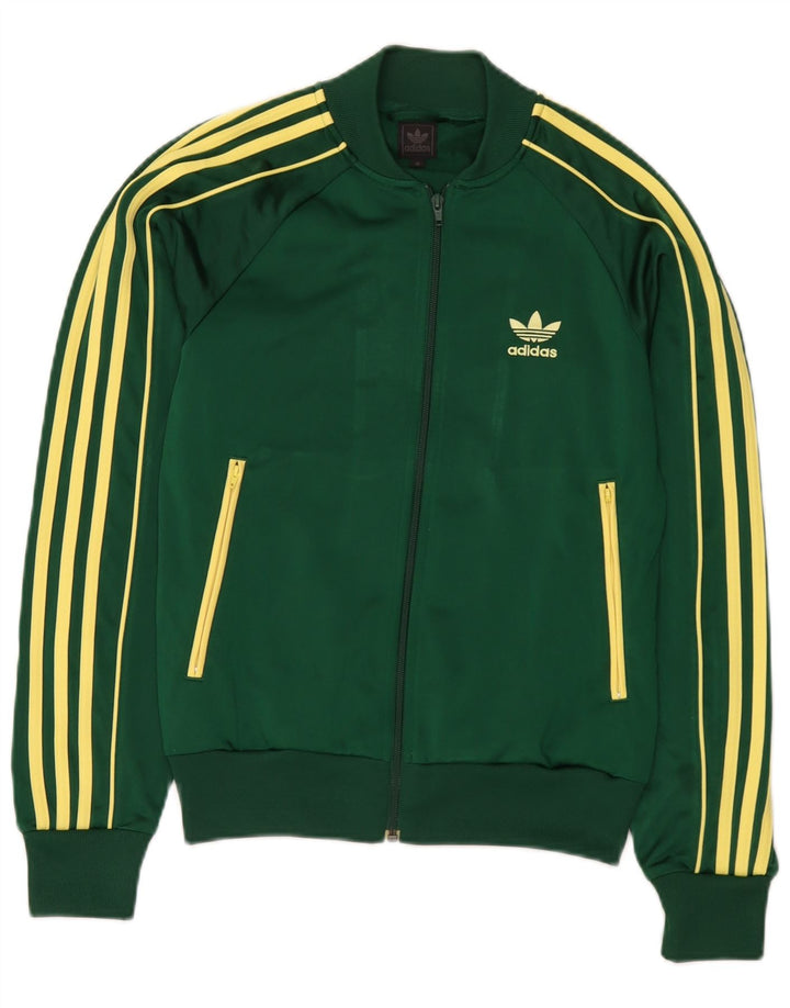 Adidas Træningsdragt til mænd Topjakke XS Grøn Polyester