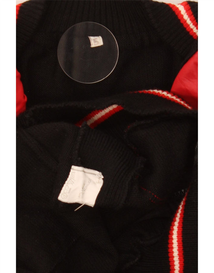 Santini Herre Bomber Jacket UK 38 Medium Rød Colourblock Uld