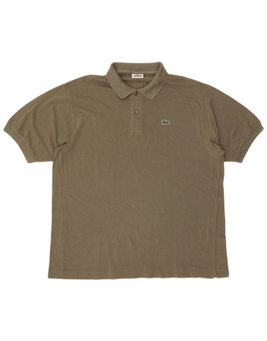 Lacoste herre poloskjorte str. 6 XL Khaki Bomuld