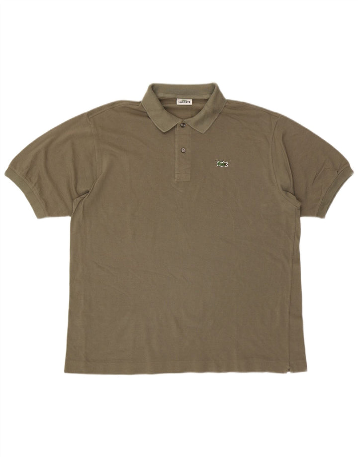 Lacoste herre poloskjorte str. 6 XL Khaki Bomuld