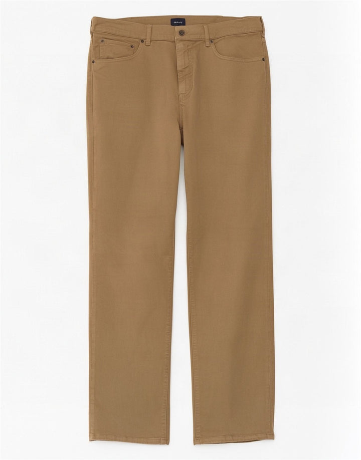 Gant Straight Casual Bukser til mænd W36 L32 Beige