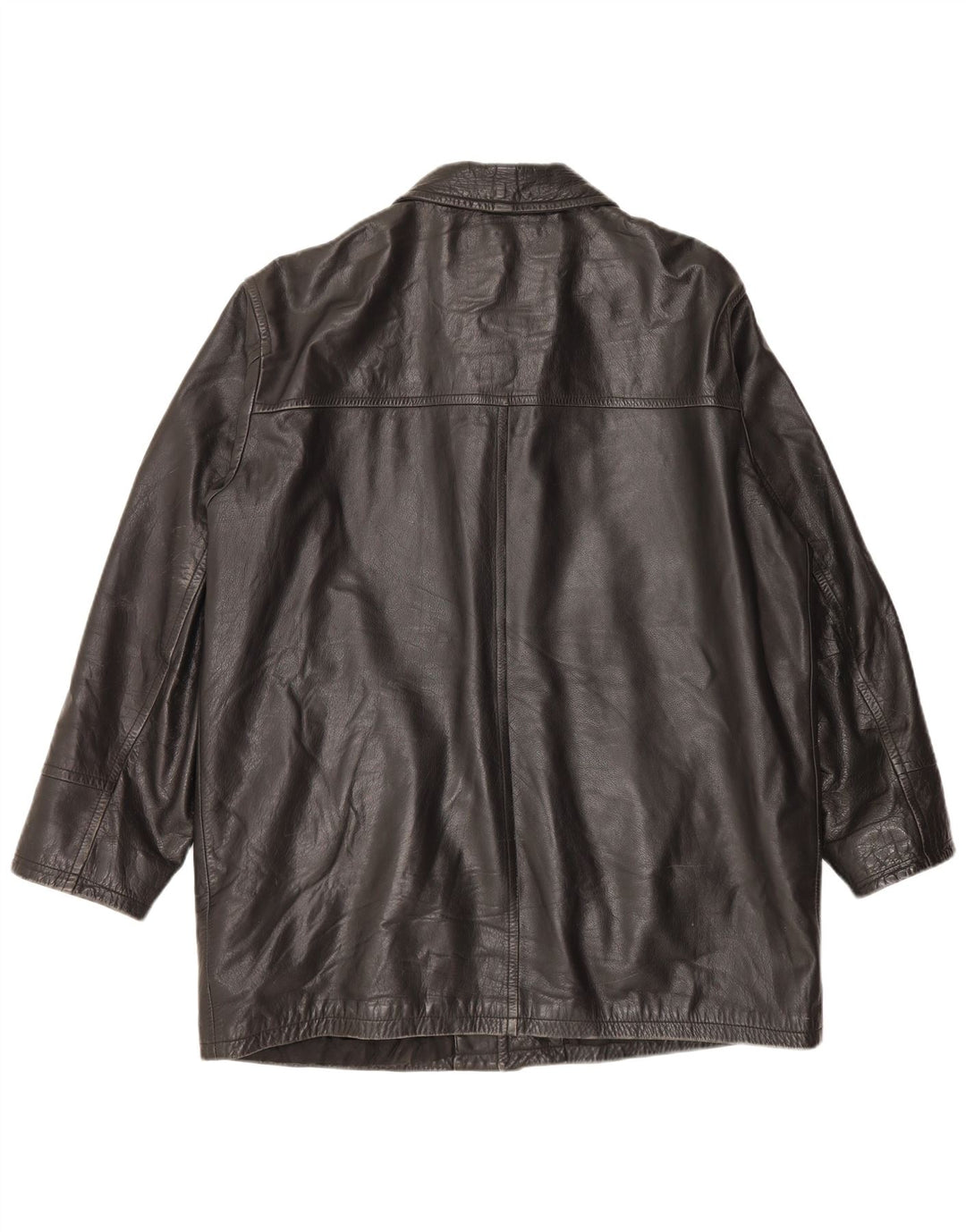Vintage herre læderjakke UK 44 2XL Sort