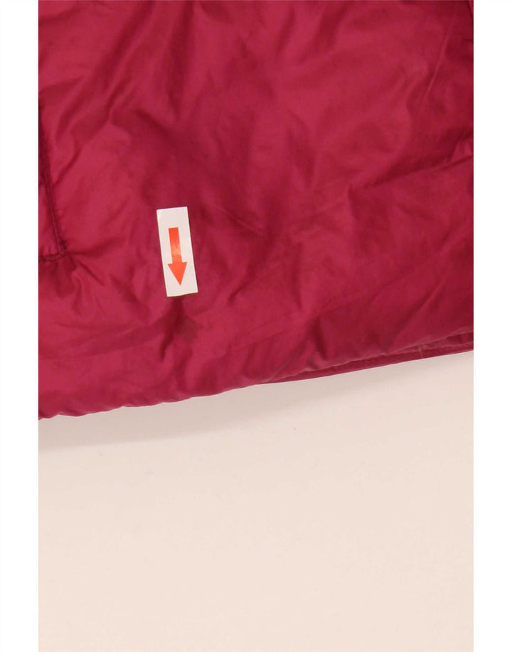 Massimo Dutti Dame Polstret Jakke UK 10 Lille Pink Nylon