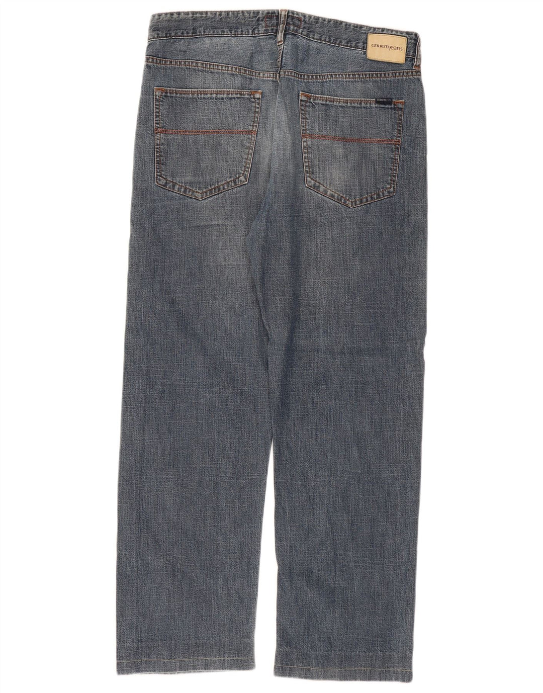 CERRUTI Straight jeans til mænd W36 L29 blå bomuld