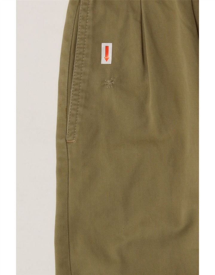 VINTAGE Cullotes Bermuda Shorts til kvinder W24 XS Khaki Bomuld