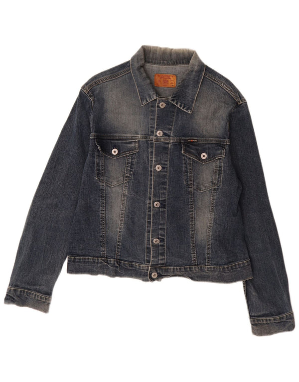 Energie Herre denimjakke UK 38 Medium Blue Cotton