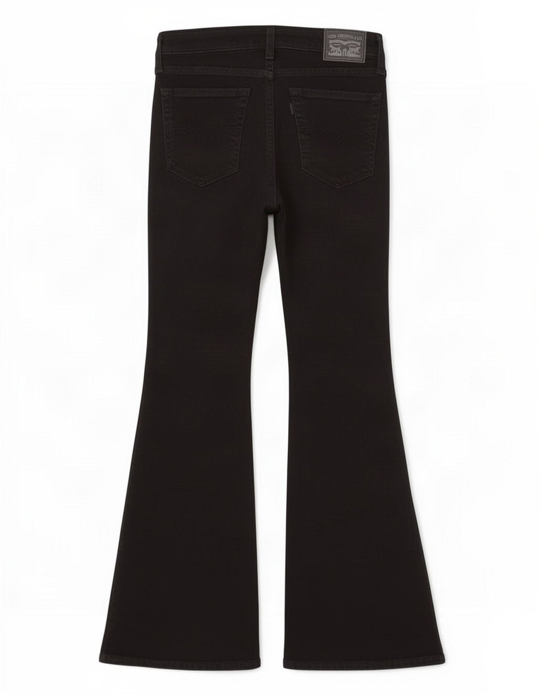 Levi's Dame 726 Flared Jeans W30 L29 Sort