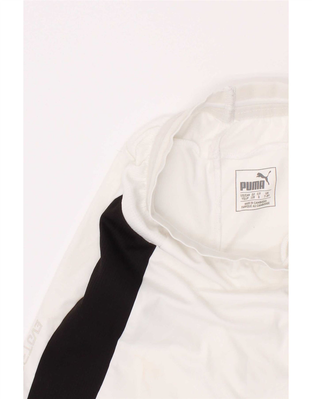 Puma Boys Sports Shorts 7-8 år Hvid Colourblock Polyester