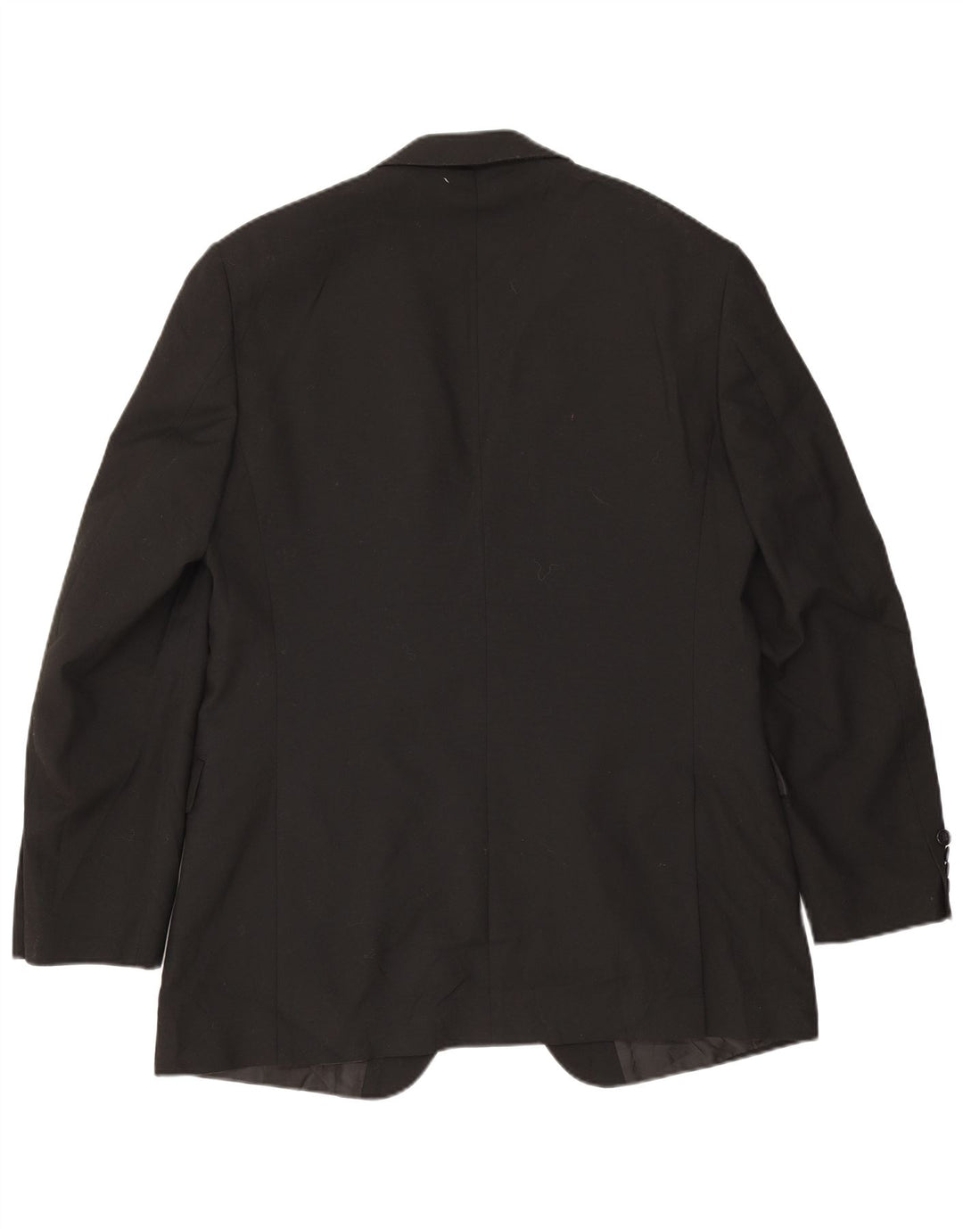 Marks & Spencer Herre 2-knaps blazerjakke UK 42 Stor sort polyester