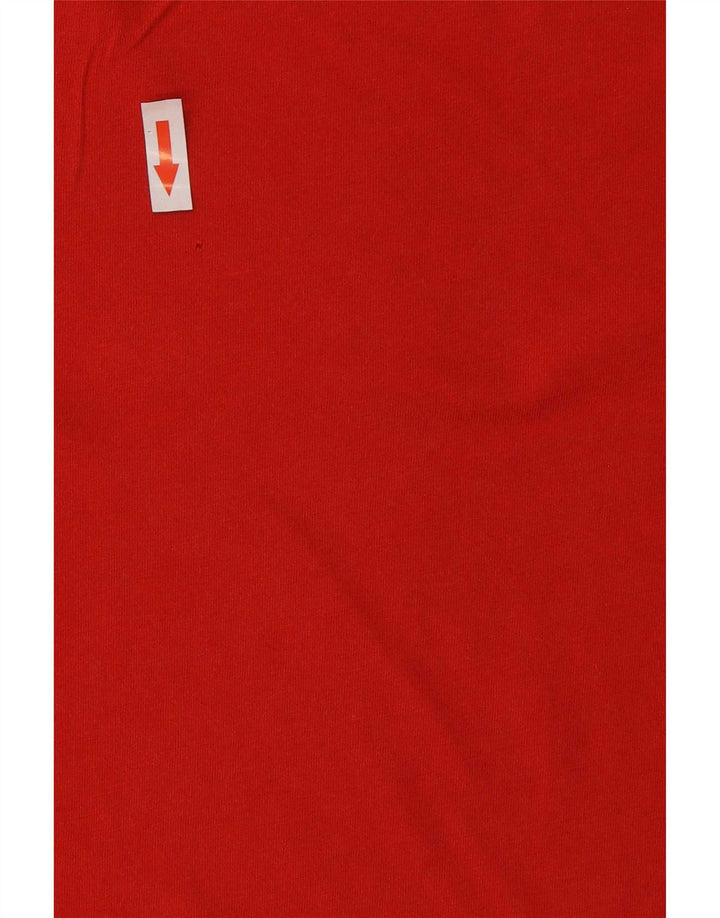 Nike T-shirt top til mænd, stor rød bomuld