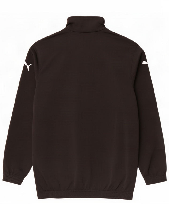 Puma Boys træningsdragt topjakke 15-16 år sort polyester