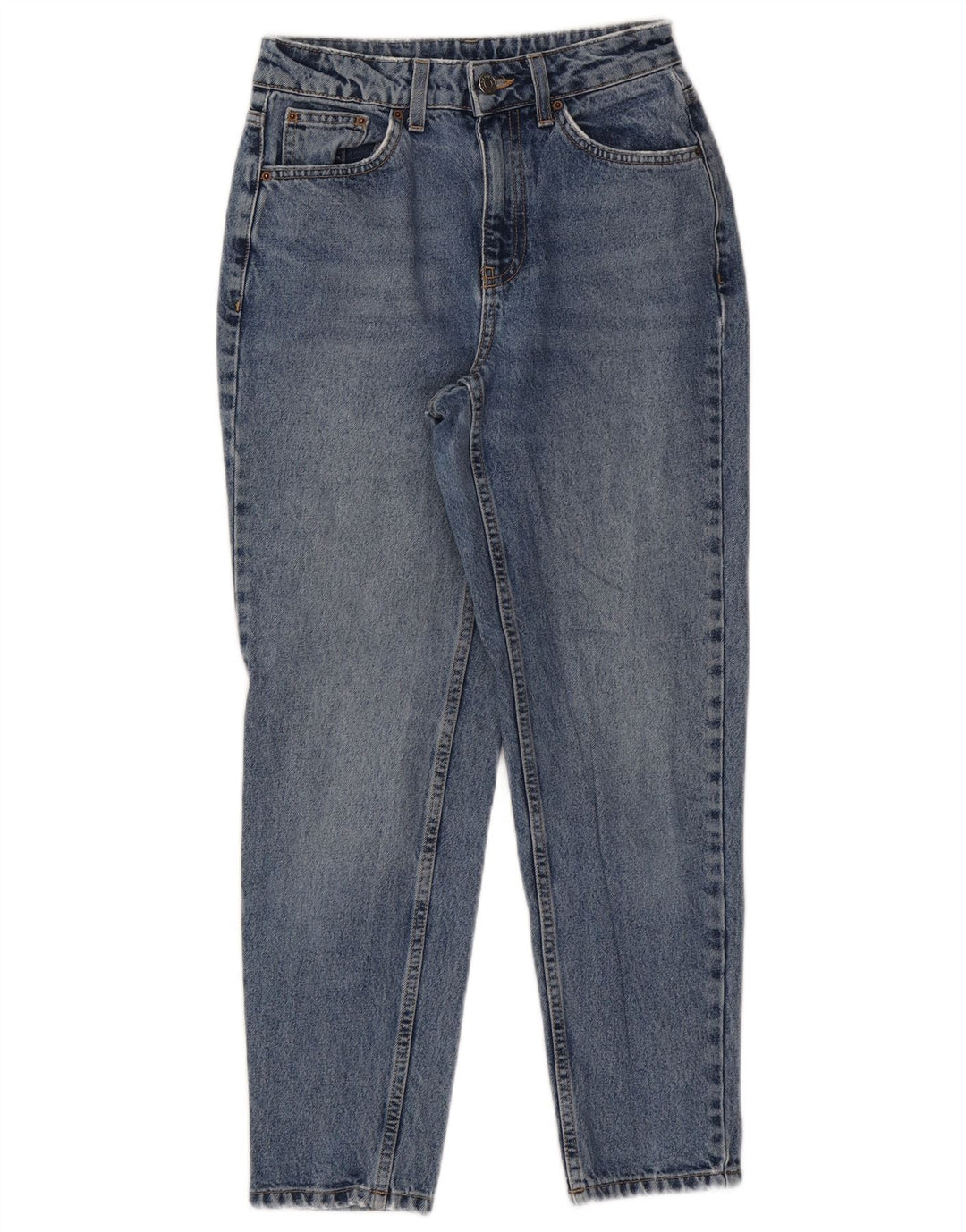 Topshop Dame tilspidsede jeans W25 L25 Blå Bomuld