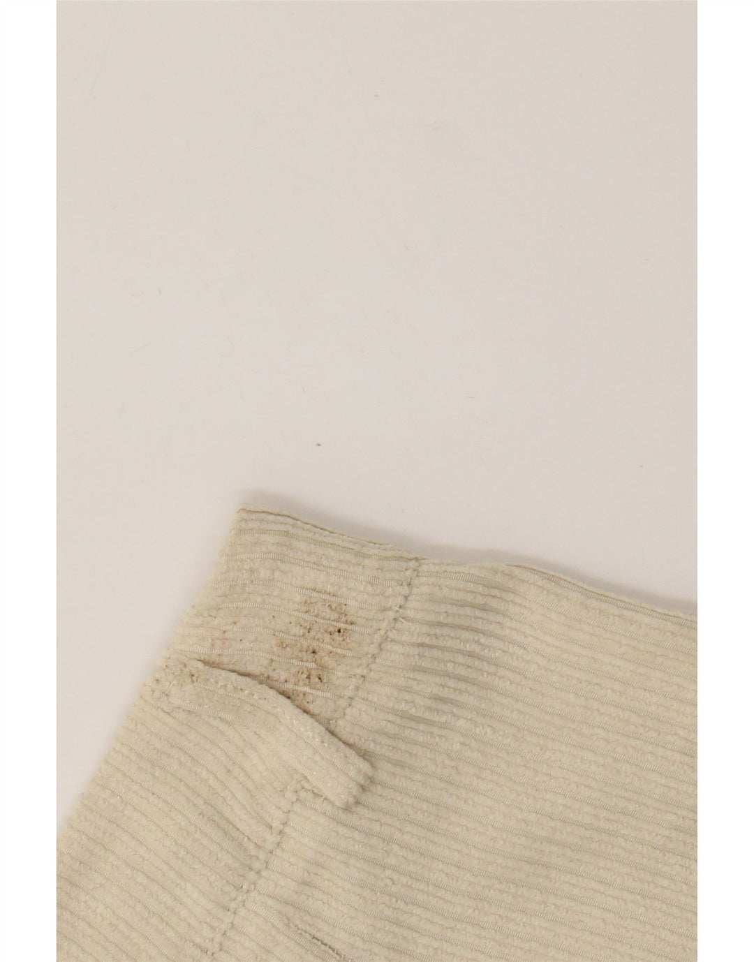 Benetton Womens Corduroy Shorts UK 12 Medium W28 Beige Polyester