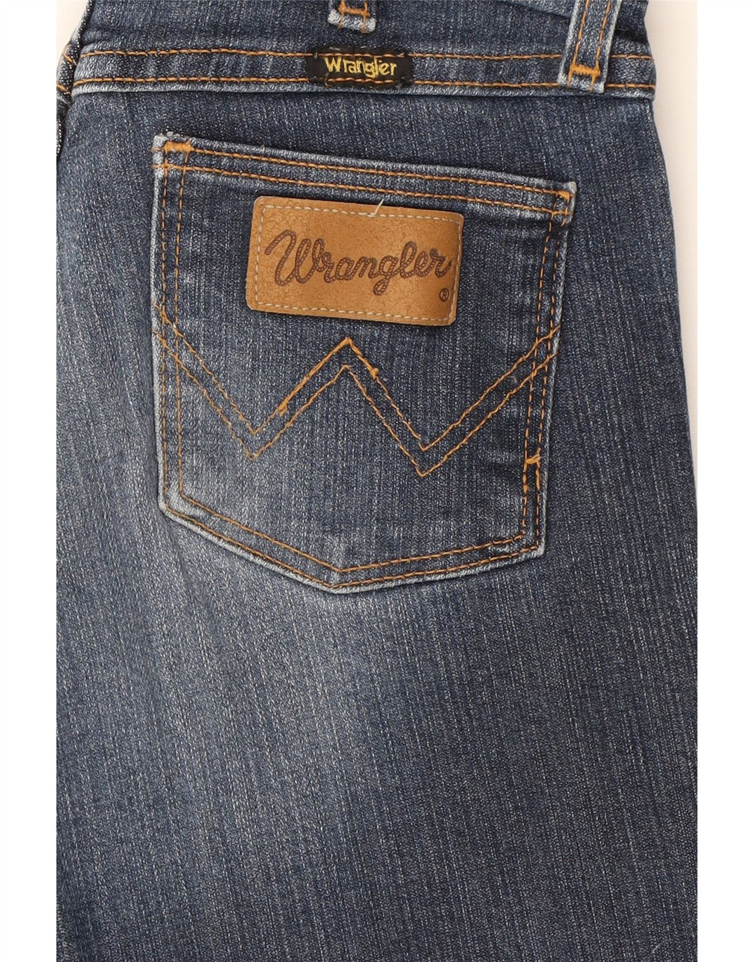 WRANGLER Womens Bootcut Jeans W26 L26 Blue Cotton Vintage Wrangler and Second-Hand Wrangler from Messina Hembry 