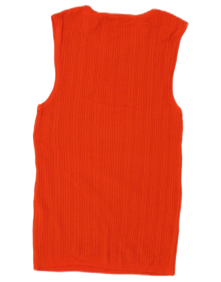 Zara Damevest Top UK 10 Lille Orange Akryl