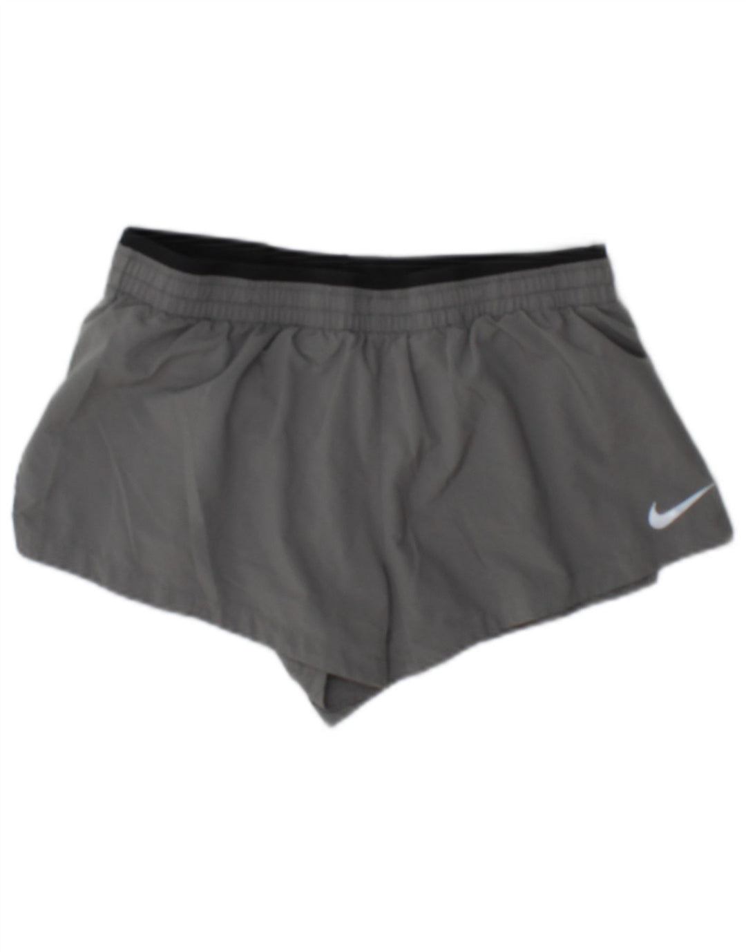 Nike Dame Dri Fit Sportshorts UK 10 Small Grå Polyester