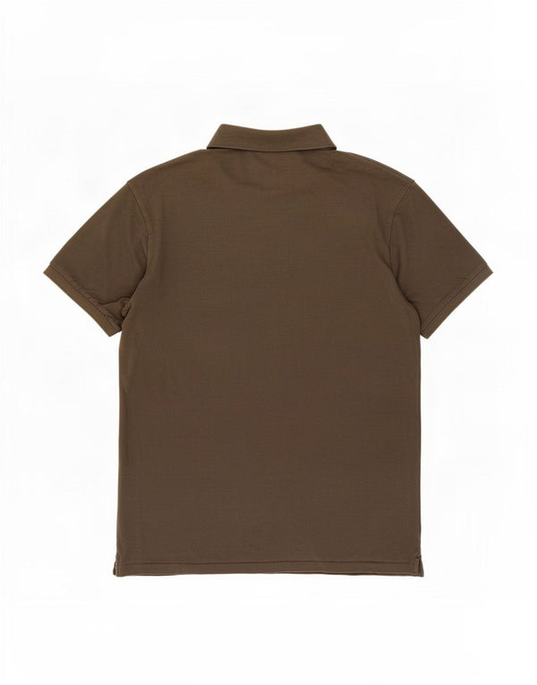 Scotch & Soda Mens Polo Shirt Medium Brown Cotton