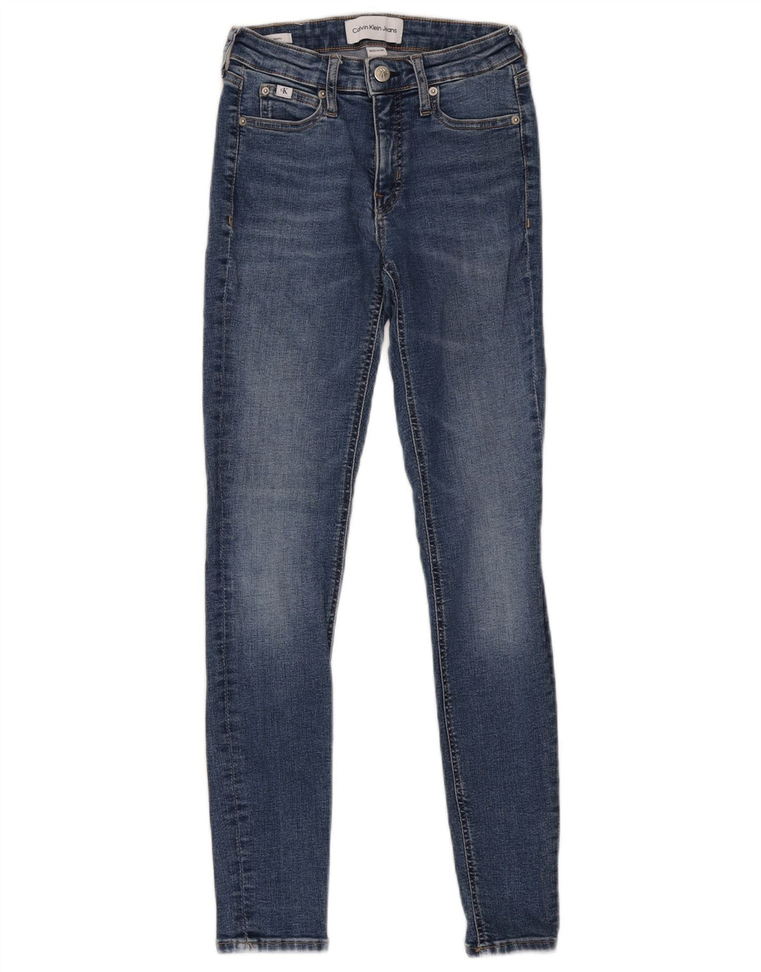 Calvin Klein Dame Skinny Jeans W25 L30 Blå