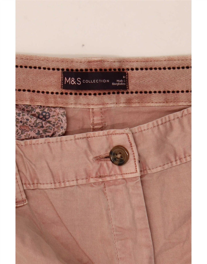 Marks & Spencer Chino Shorts til kvinder UK 14 Large W34 Pink