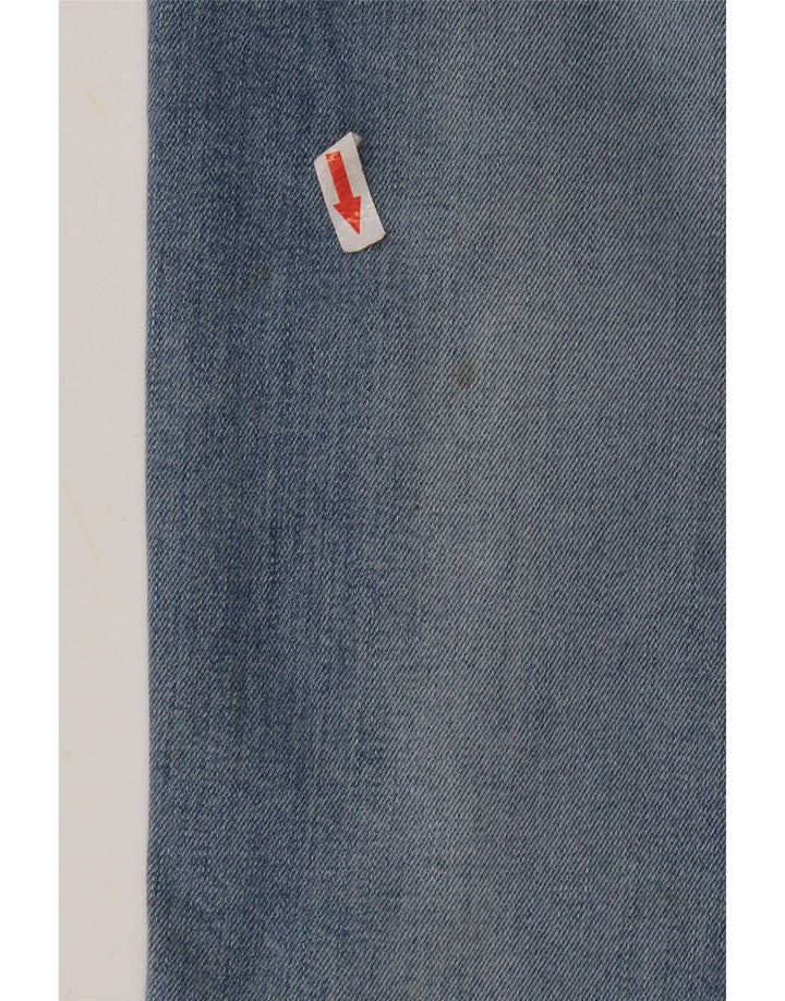 Diesel Herre Larkee-Beex Distressed Regular Tapered Jeans W34 L30 Blå