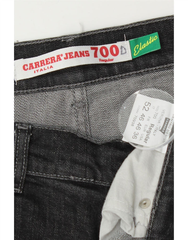 Carrera Herre 700 Regular Fit Straight Jeans IT 52 XL W36 L30 Grå Bomuld