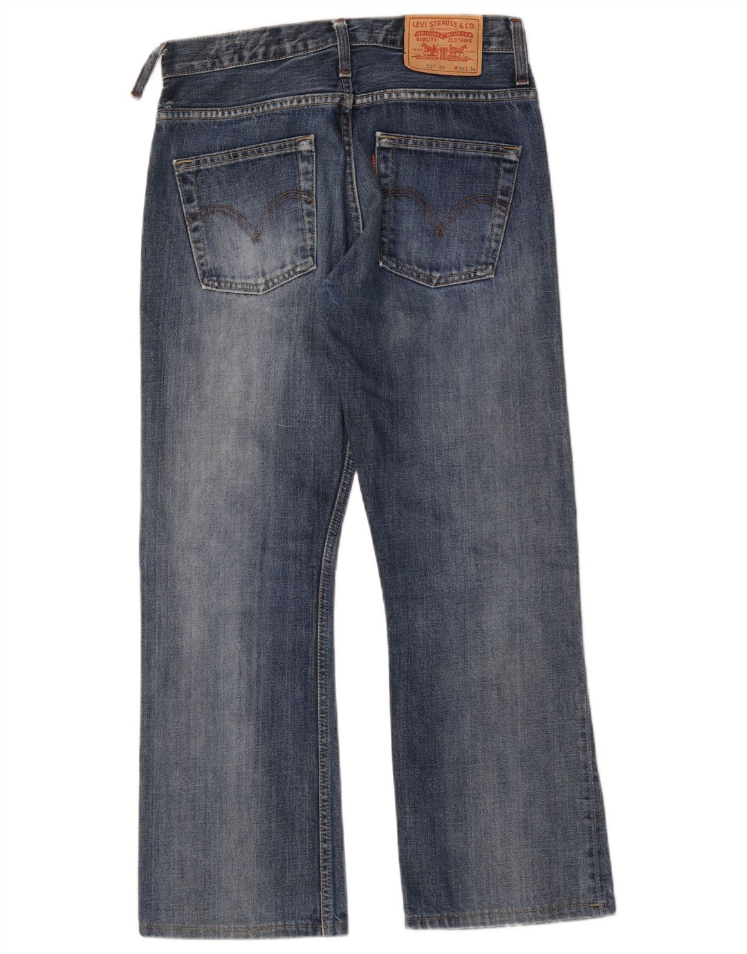 Levi's Herre 507 Bootcut Jeans W30 L28 Blå Bomuld