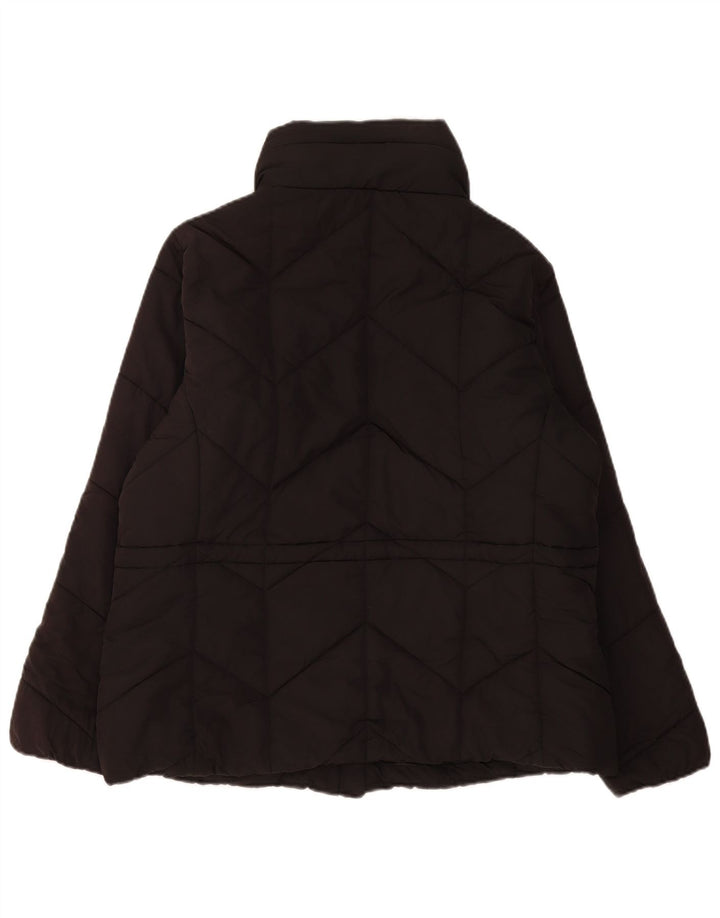 Marks & Spencer Polstret jakke til kvinder UK 18 XL Sort polyester