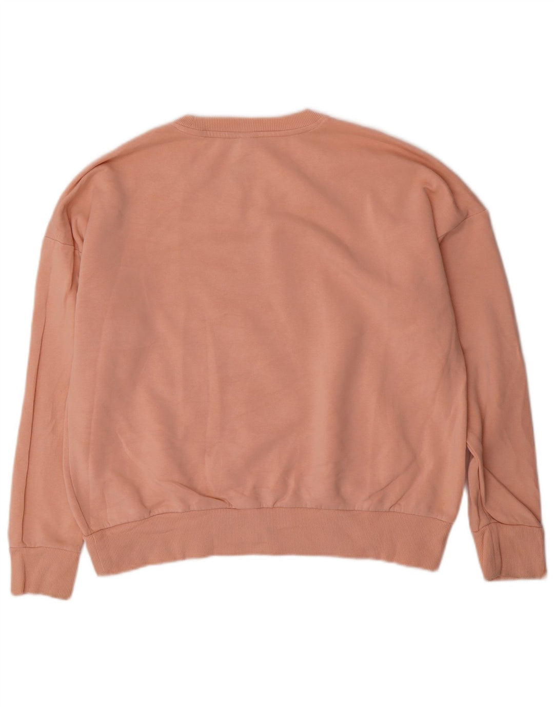 Adidas Dame Grafisk Oversized Sweatshirt Jumper UK 12/14 Medium Pink