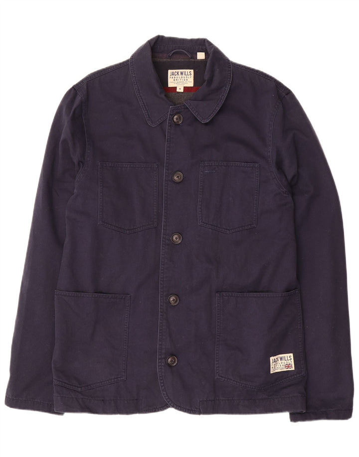 Jack Wills Herre Blazer Utility Jacket UK 38 Medium Navy Blue