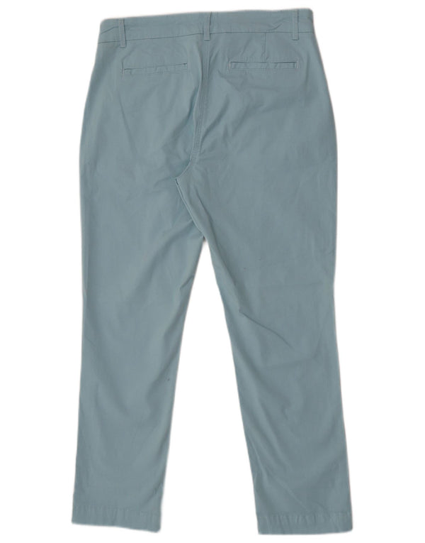 Boden Womens Slim Chino Trousers UK 12 Medium W30 L27 Blue Cotton