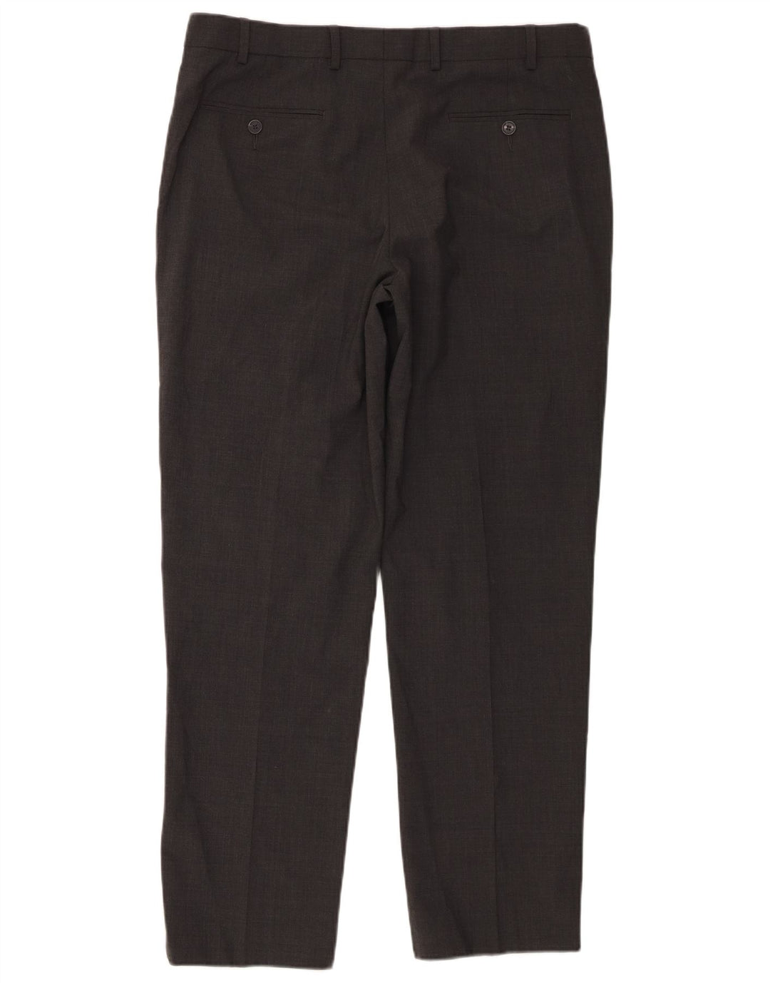 Marks & Spencer Herre Regular Fit Suit Bukser W36 L31 Grå uld