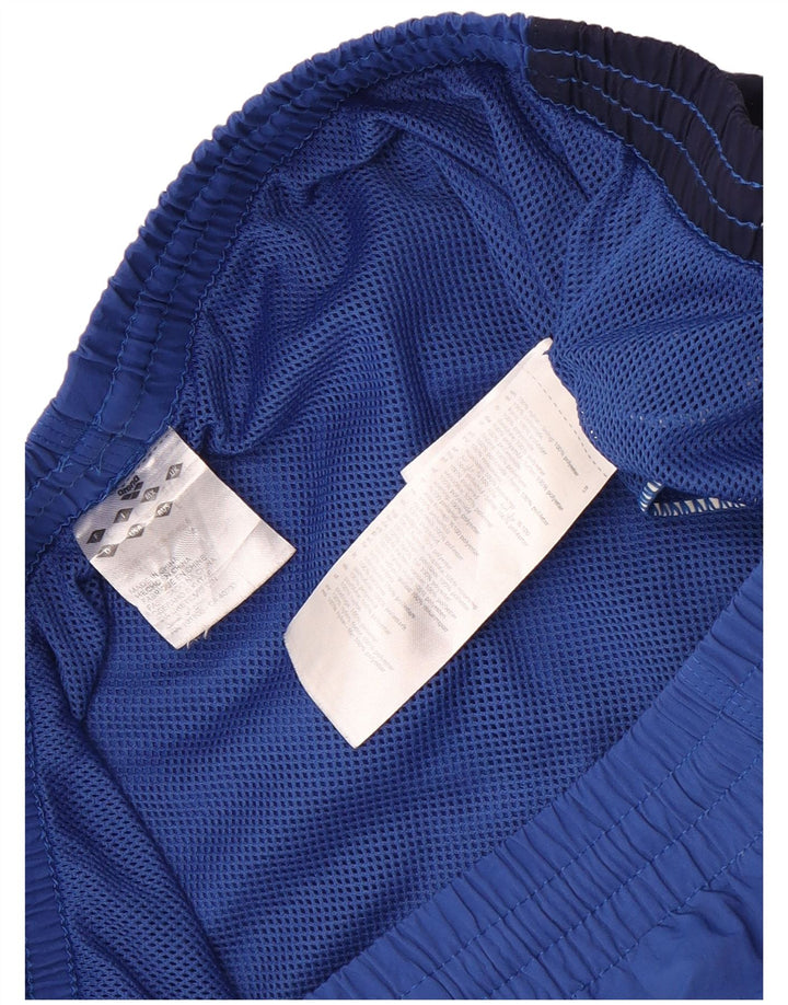 Arena Grafiske badeshorts til mænd store blå farveblok polyester