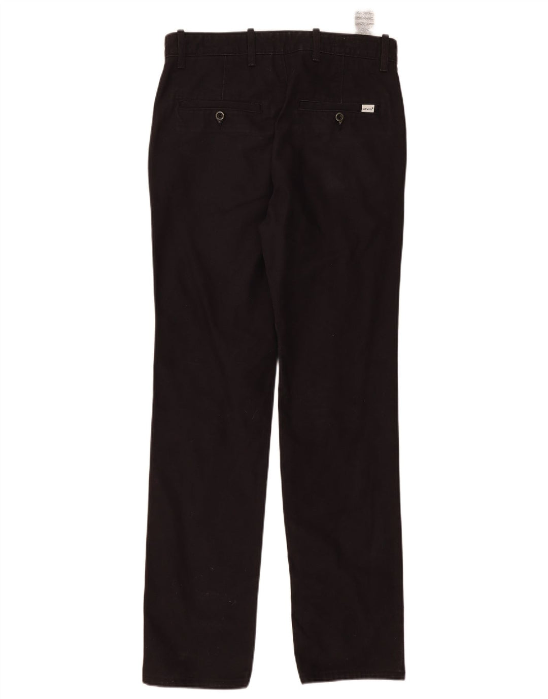 Levi's Straight Chino-bukser til mænd W30 L34 Sort bomuld