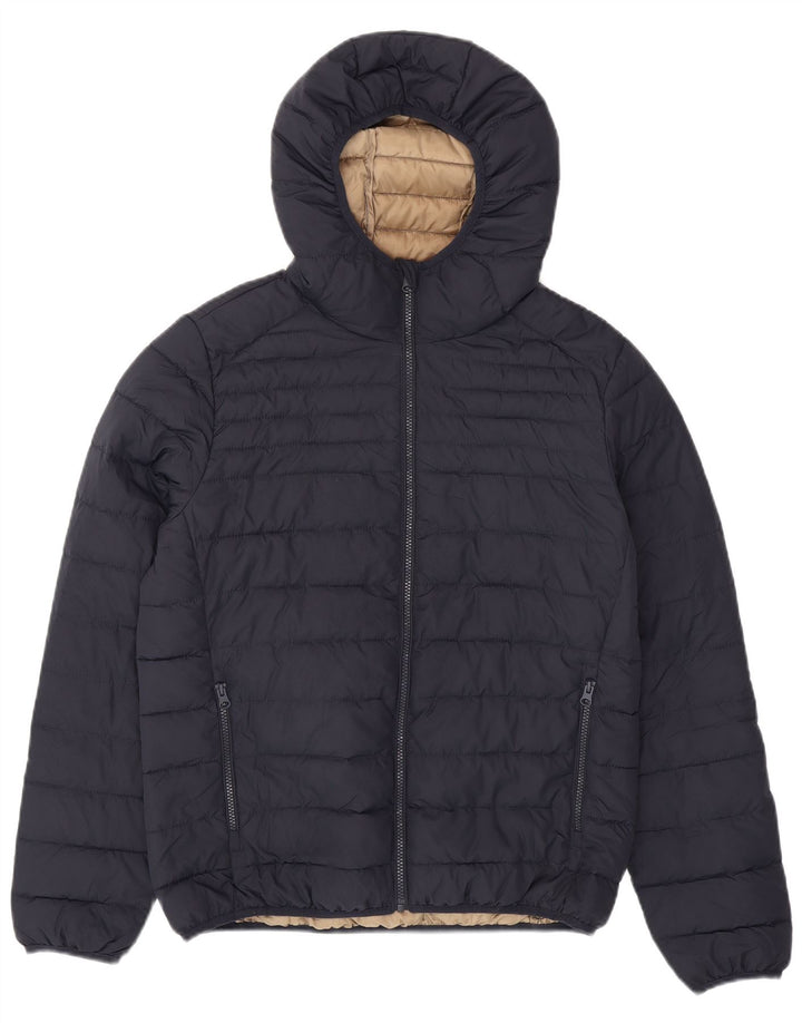 Dacks herre hættepolstret jakke IT 48 Medium Navy Blue
