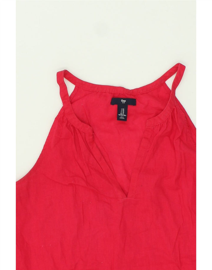 GAP Womens Halter Top UK 12 Medium Pink Vintage Gap and Second-Hand Gap from Messina Hembry 