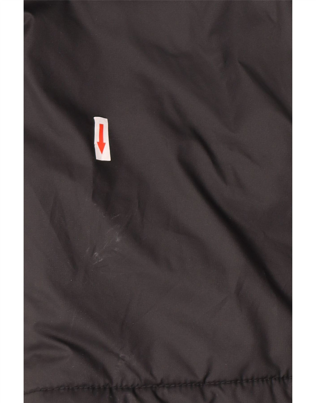 Nike Herre grafisk hættepolstret frakke UK 40 Stor sort polyester