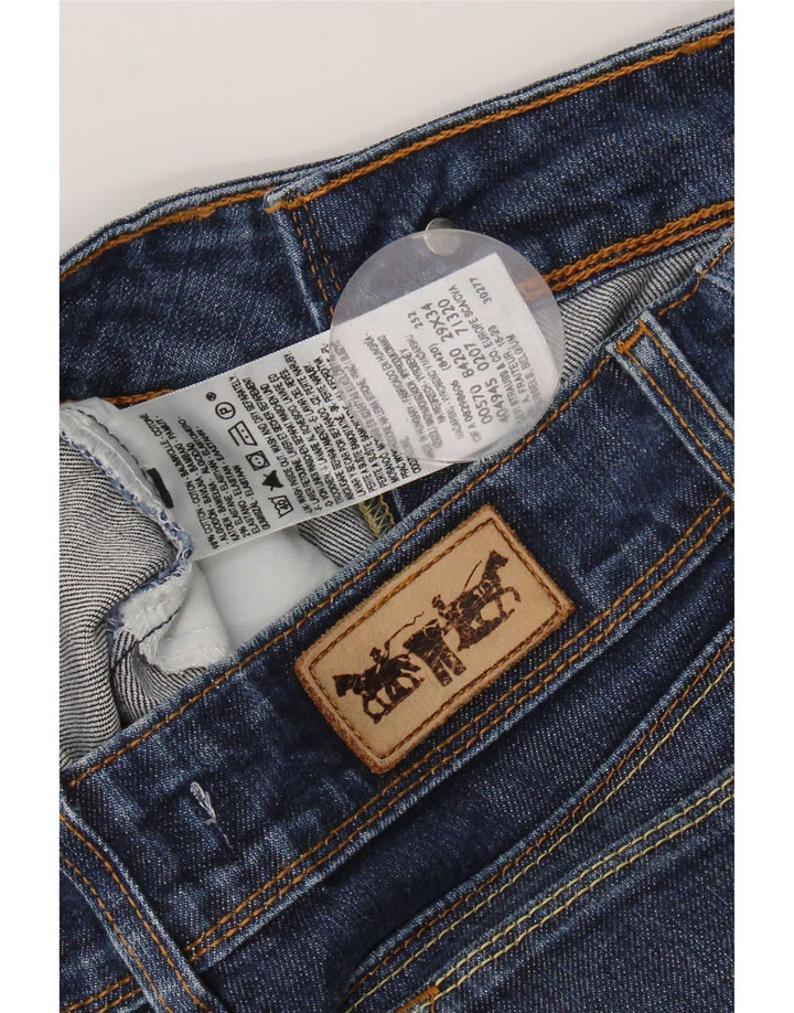 Levi's Dame 570 Straight Jeans W29 L30 Blå Bomuld