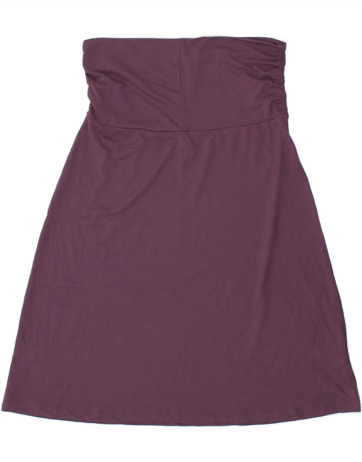 EDDIE BAUER Womens Strapless Dress UK 10 Small Purple Polyester Vintage Eddie Bauer and Second-Hand Eddie Bauer from Messina Hembry 